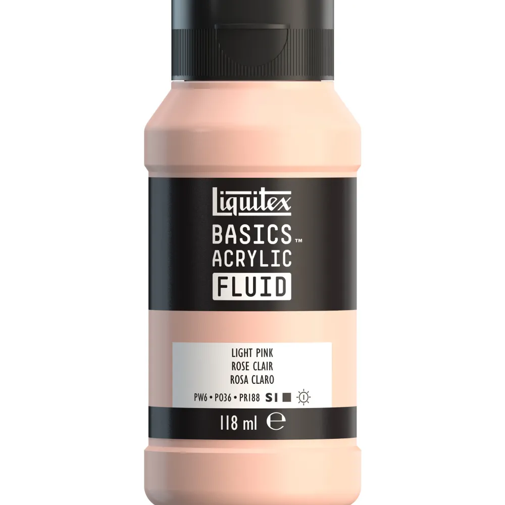 Liquitex Farba akrylowa Basics Acrylic Fluid - - 810, Light Pink, 118 ml > Farby Akrylowe