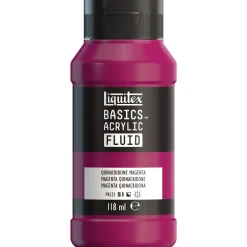 Liquitex Farba akrylowa Basics Acrylic Fluid - - 114, Quinacridone Magenta, 118 ml