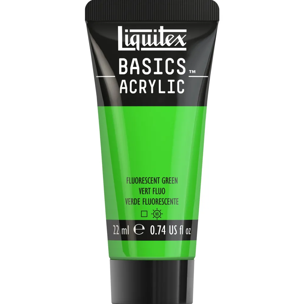 Liquitex Farba akrylowa Basics Acrylic - - 985, Fluorescent Green, 22 ml