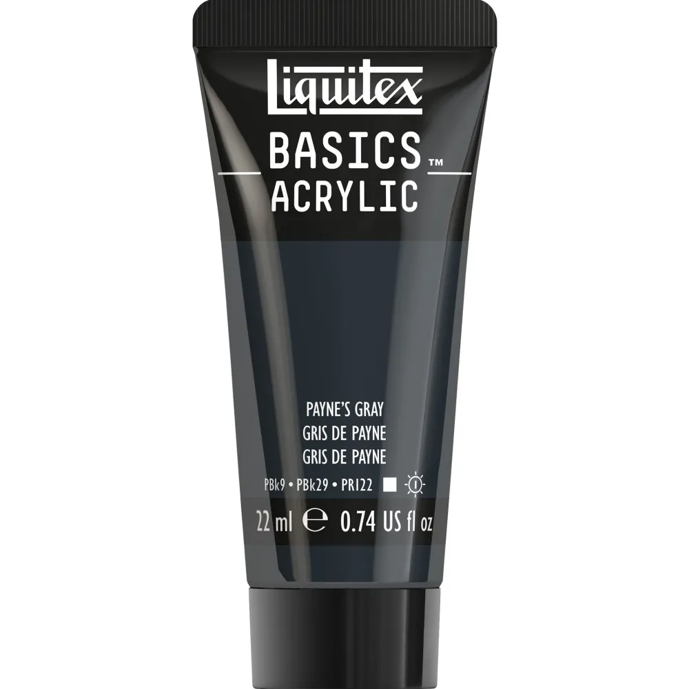 Liquitex Farba akrylowa Basics Acrylic - - 310, Payne's Gray, 22 ml