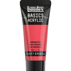 Liquitex Farba akrylowa Basics Acrylic - - 047, Transparent Red, 22 ml