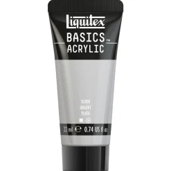 Liquitex Farba akrylowa Basics Acrylic - - 052, Silver, 22 ml