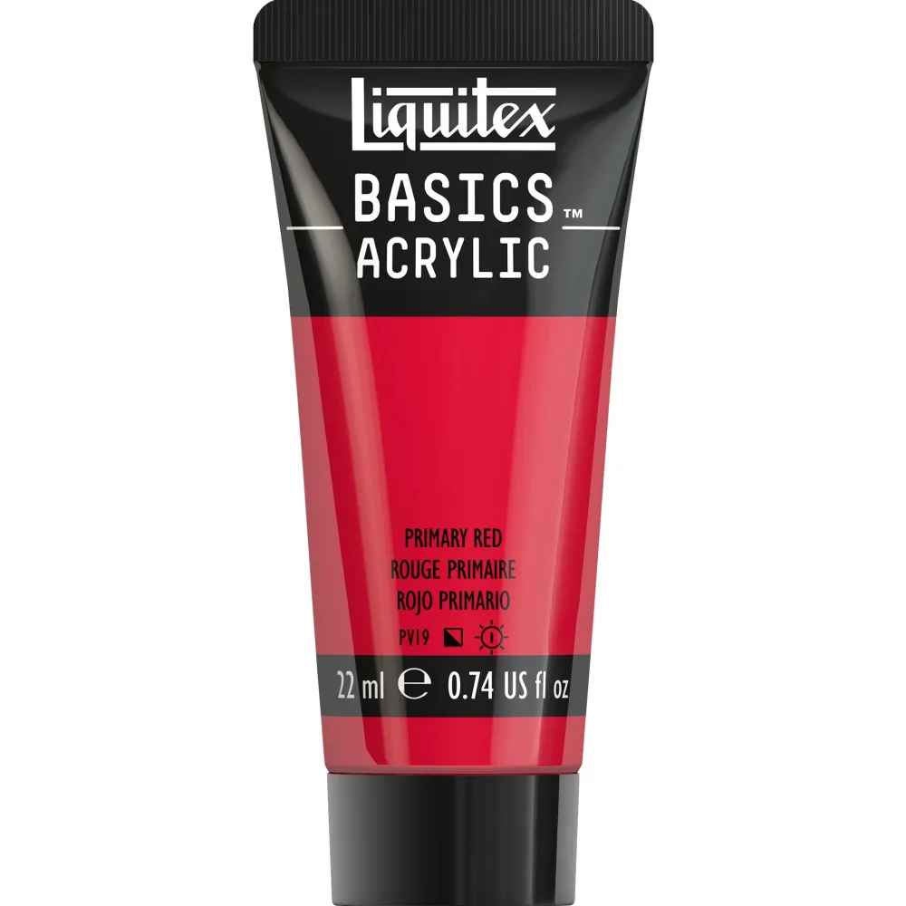 Liquitex Farba akrylowa Basics Acrylic - - 415, Primary Red, 22 ml