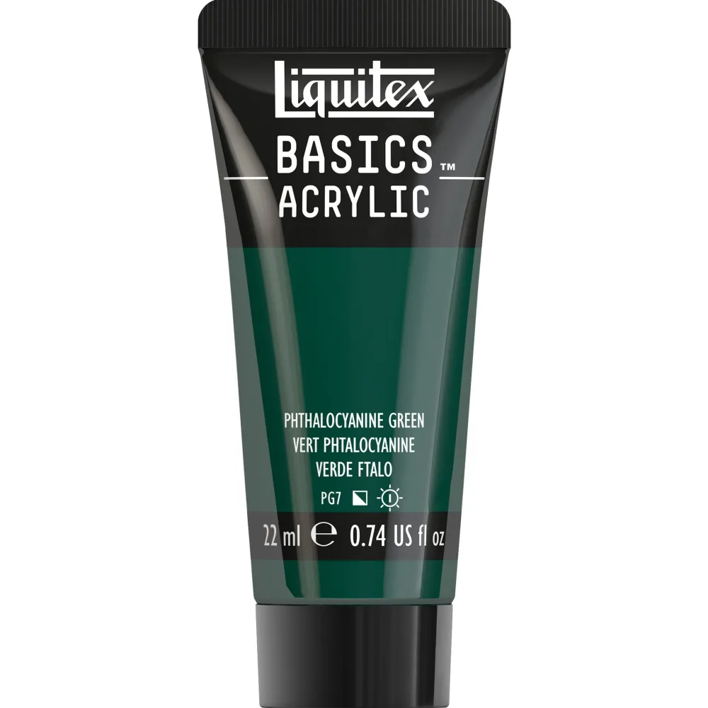 Liquitex Farba akrylowa Basics Acrylic - - 317, Phthalocyanine Green, 22 ml