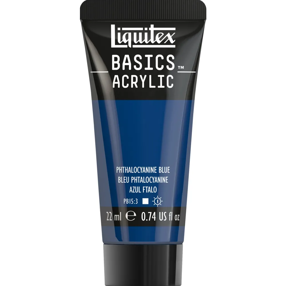 Liquitex Farba akrylowa Basics Acrylic - - 316, Phthalocyanine Blue, 22 ml > Farby Akrylowe