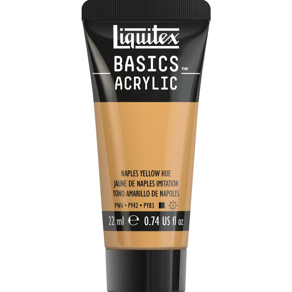 Liquitex Farba akrylowa Basics Acrylic - - 601, Naples Yellow Hue, 22 ml
