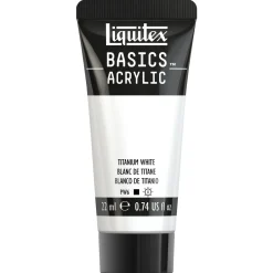Liquitex Farba akrylowa Basics Acrylic - - 432, Titanium White, 22 ml > Farby Akrylowe