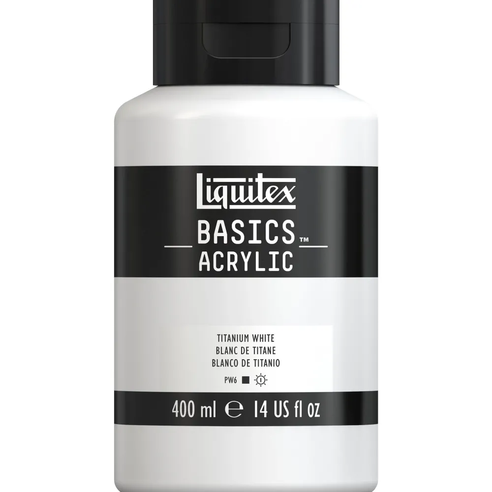 Liquitex Farba akrylowa Basics Acrylic - - 244, Ivory Black, 400 ml > Farby Akrylowe
