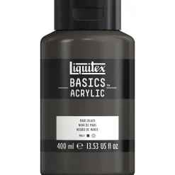 Liquitex Farba akrylowa Basics Acrylic - - 276, Mars Black, 400 ml