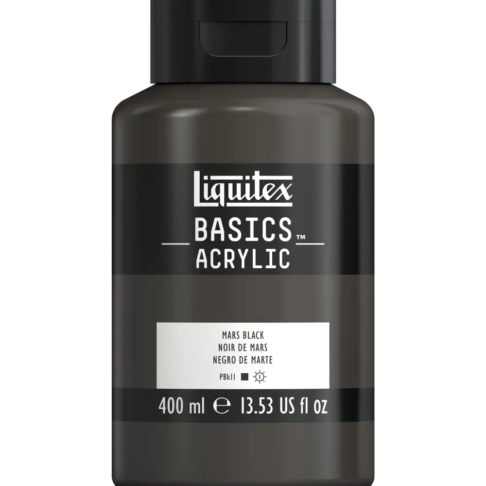 Liquitex Farba akrylowa Basics Acrylic - - 276, Mars Black, 400 ml