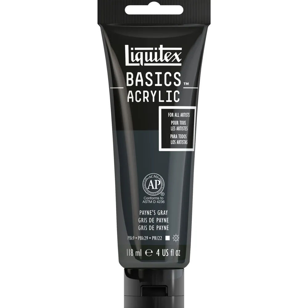 Liquitex Farba akrylowa Basics Acrylic - - 310, Payne's Gray, 118 ml