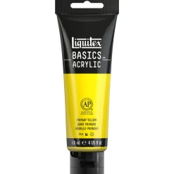 Liquitex Farba akrylowa Basics Acrylic - - 410, Primary Yellow, 118 ml > Farby Akrylowe