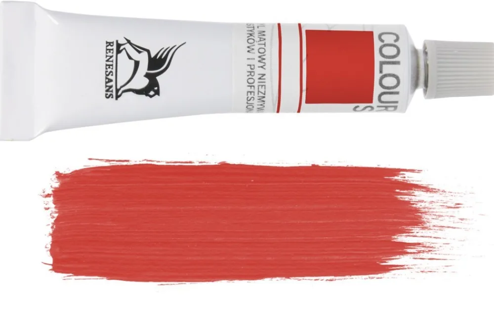 Renesans Farba akrylowa Colours - - 08, vermilion, 20 ml > Farby Akrylowe