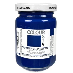 Renesans Farba akrylowa Colours - - 19, primary blue, 125 ml