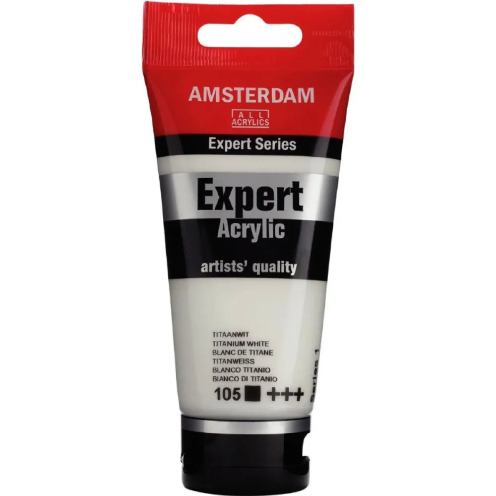 Amsterdam Farba akrylowa Expert - - 105, Titanium White, 75 ml