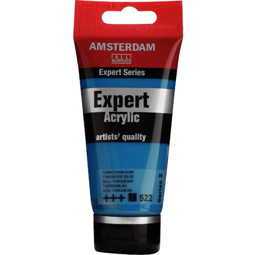 Amsterdam Farba akrylowa Expert - - 522, Turquoise Blue, 75 ml