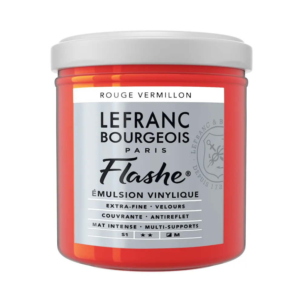 Lefranc & Bourgeois Farba akrylowa Flashe - - Vermilion Red, 125 ml