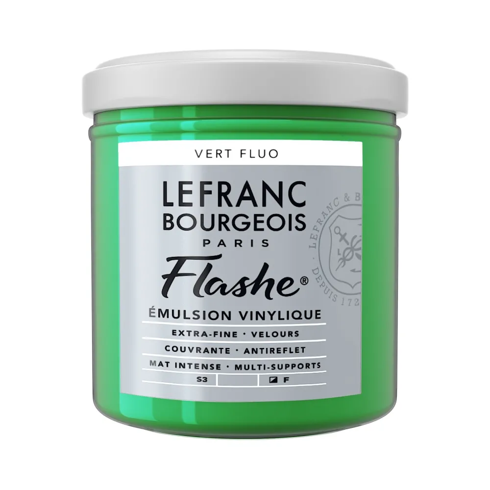 Lefranc & Bourgeois Farba akrylowa Flashe - - Fluorescent Green, 125 ml