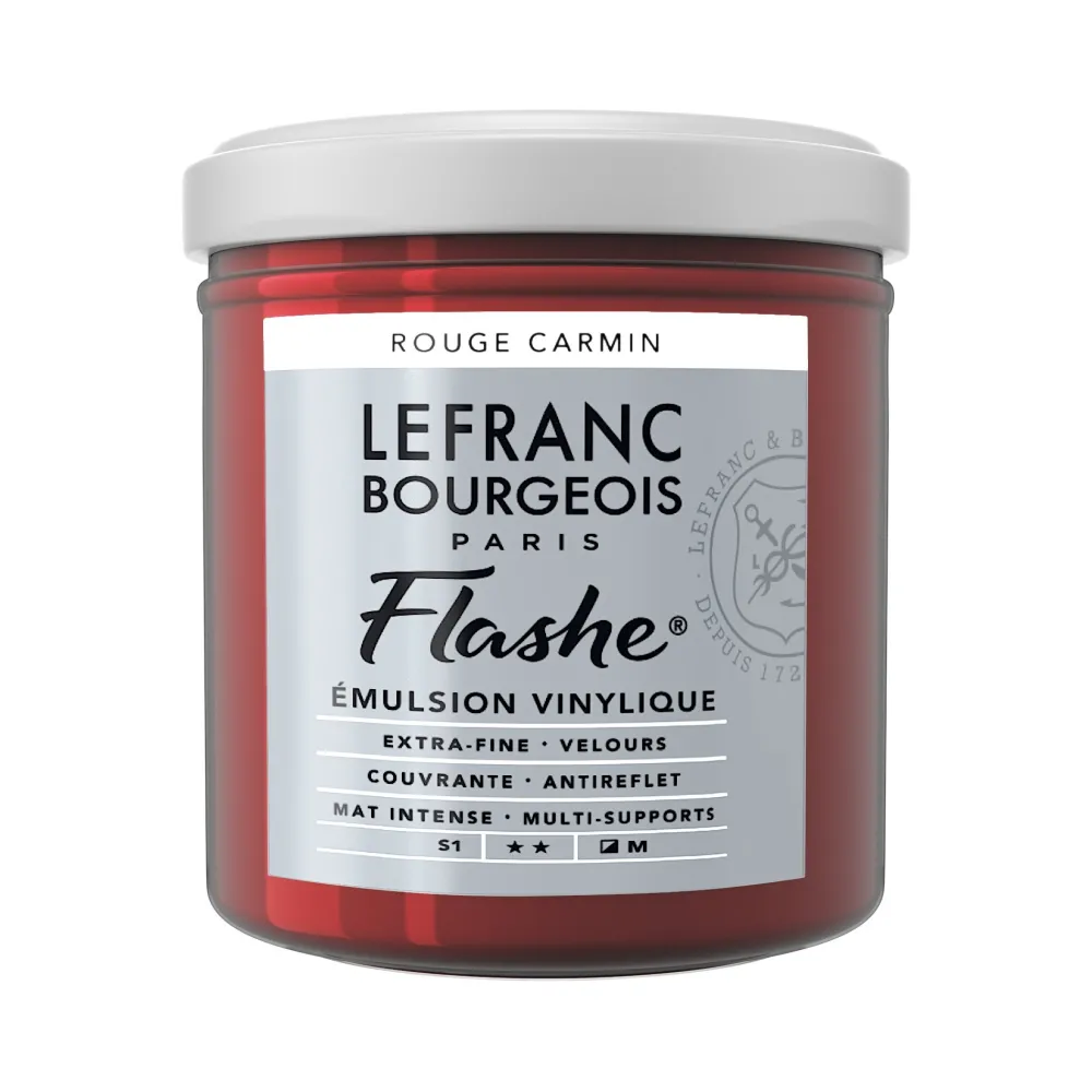 Lefranc & Bourgeois Farba akrylowa Flashe - - Carmine Red, 125 ml