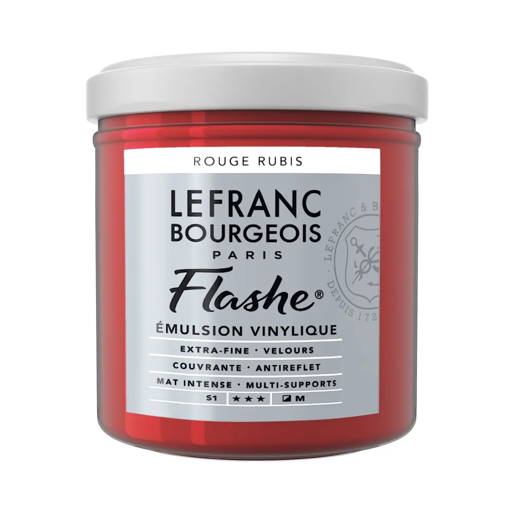 Lefranc & Bourgeois Farba akrylowa Flashe - - Ruby Red, 125 ml > Farby Akrylowe