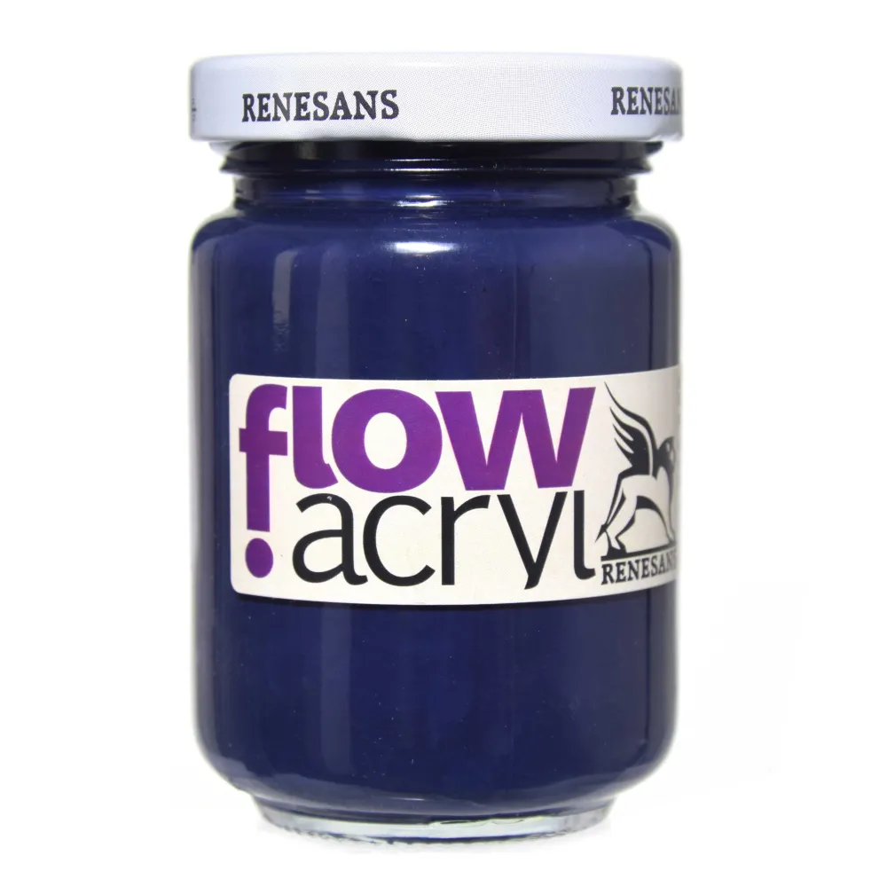 Renesans Farba akrylowa Flow Acryl - - 26, navy blue, 125 ml