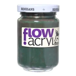 Renesans Farba akrylowa Flow Acryl - - 21, chrome green, 125 ml > Farby Akrylowe