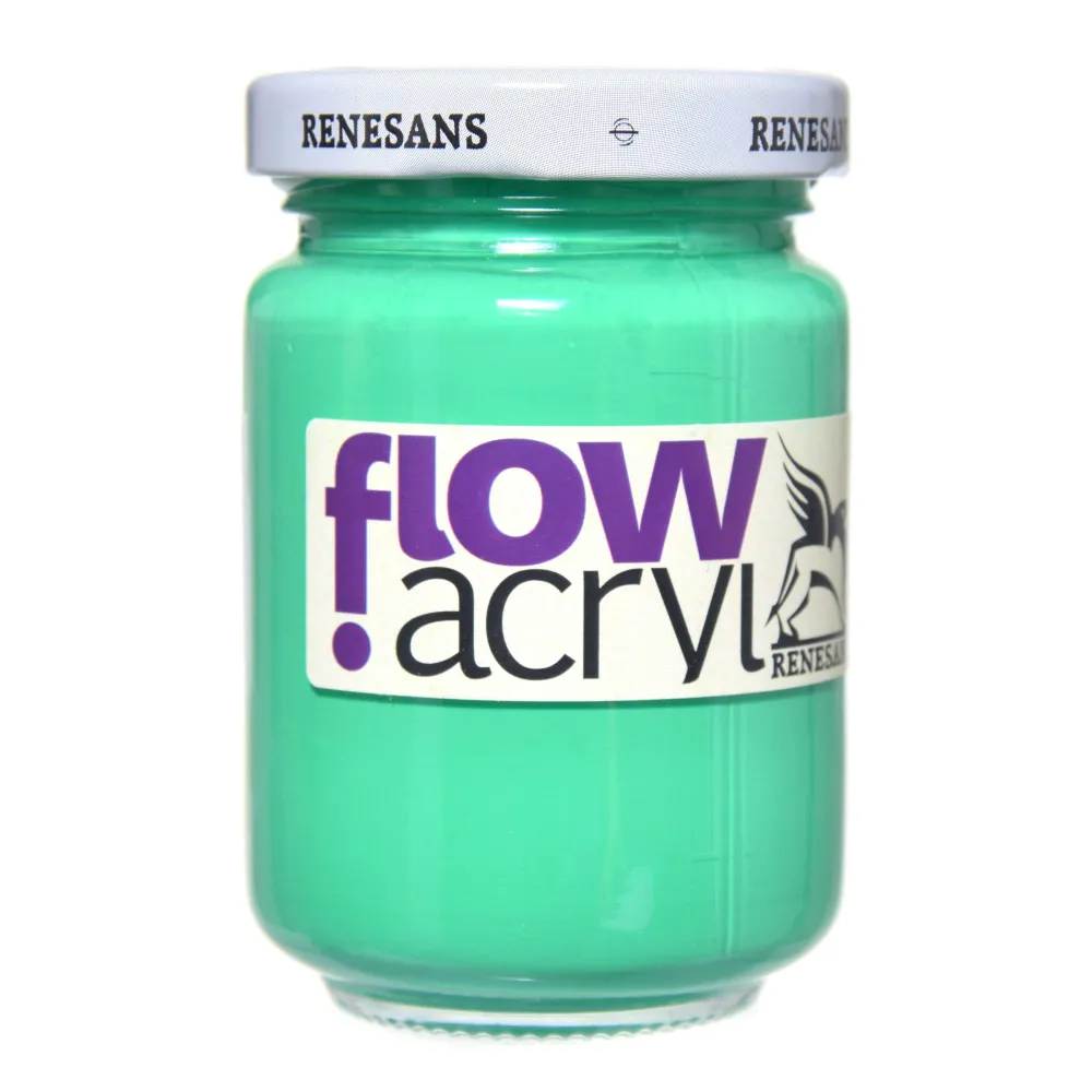 Renesans Farba akrylowa Flow Acryl - - 19, brilliant green, 125 ml