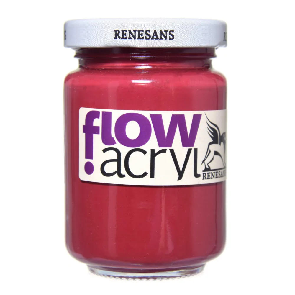Renesans Farba akrylowa Flow Acryl - - 13, bordeaux, 125 ml