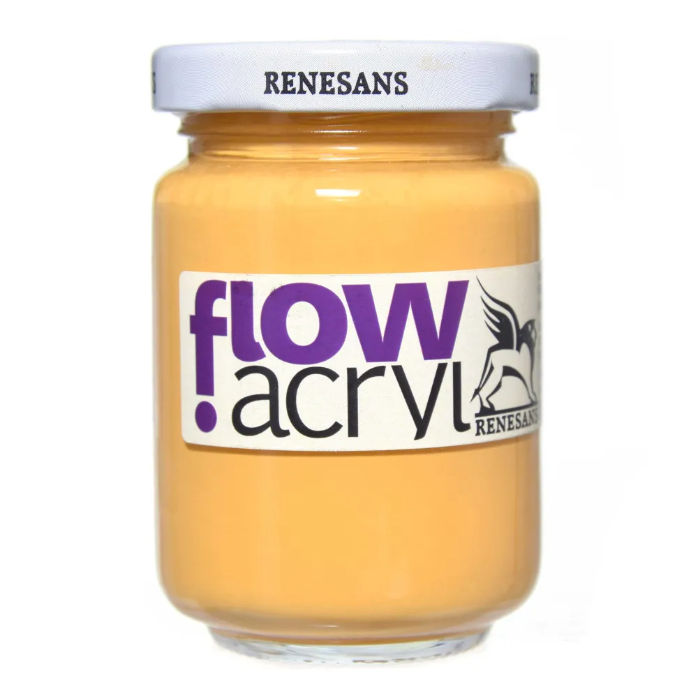 Renesans Farba akrylowa Flow Acryl - - 09, yellow ochre, 125 ml
