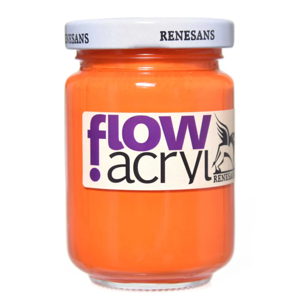 Renesans Farba akrylowa Flow Acryl - - 07, orange yellow,125 ml