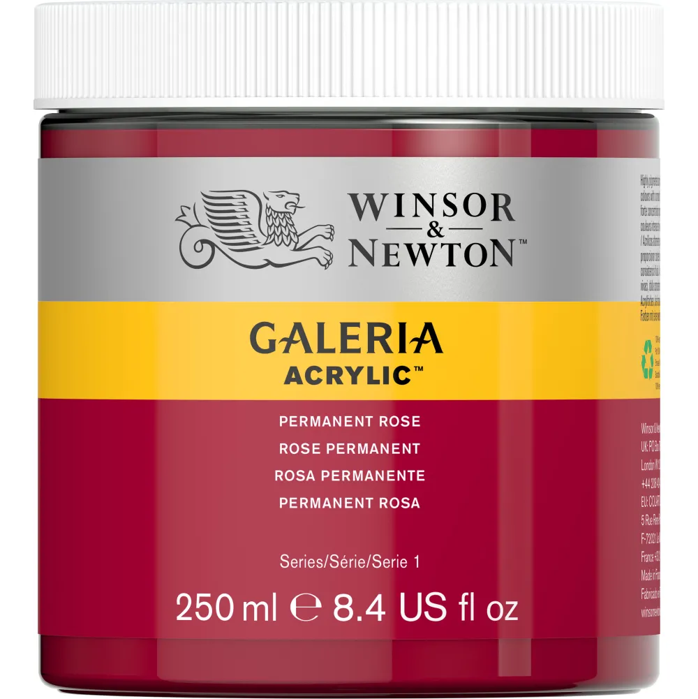 Winsor & Newton Farba akrylowa Galeria - - 502 Permanent Rose 250 ml > Farby Akrylowe
