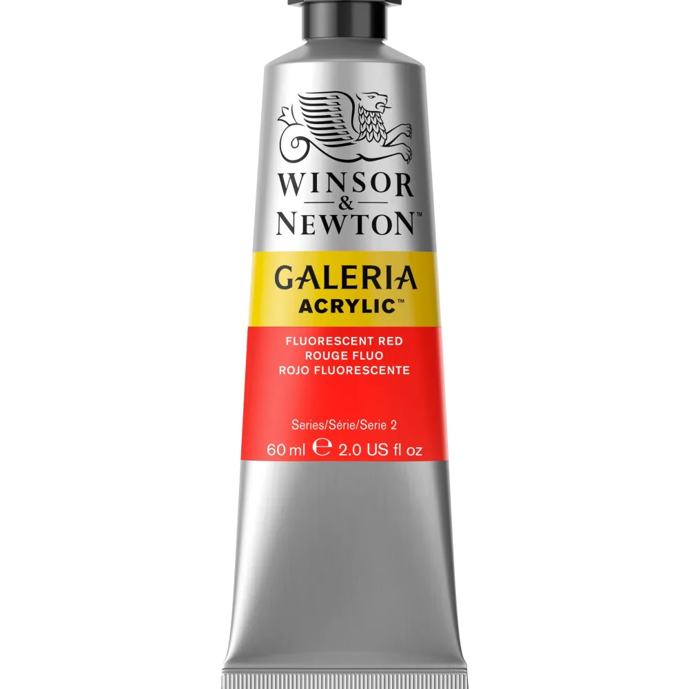 Winsor & Newton Farba akrylowa Galeria - - Fluo Red 60 ml
