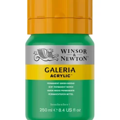 Winsor & Newton Farba akrylowa Galeria - - 484, Permanent Green Middle, 250 ml > Farby Akrylowe