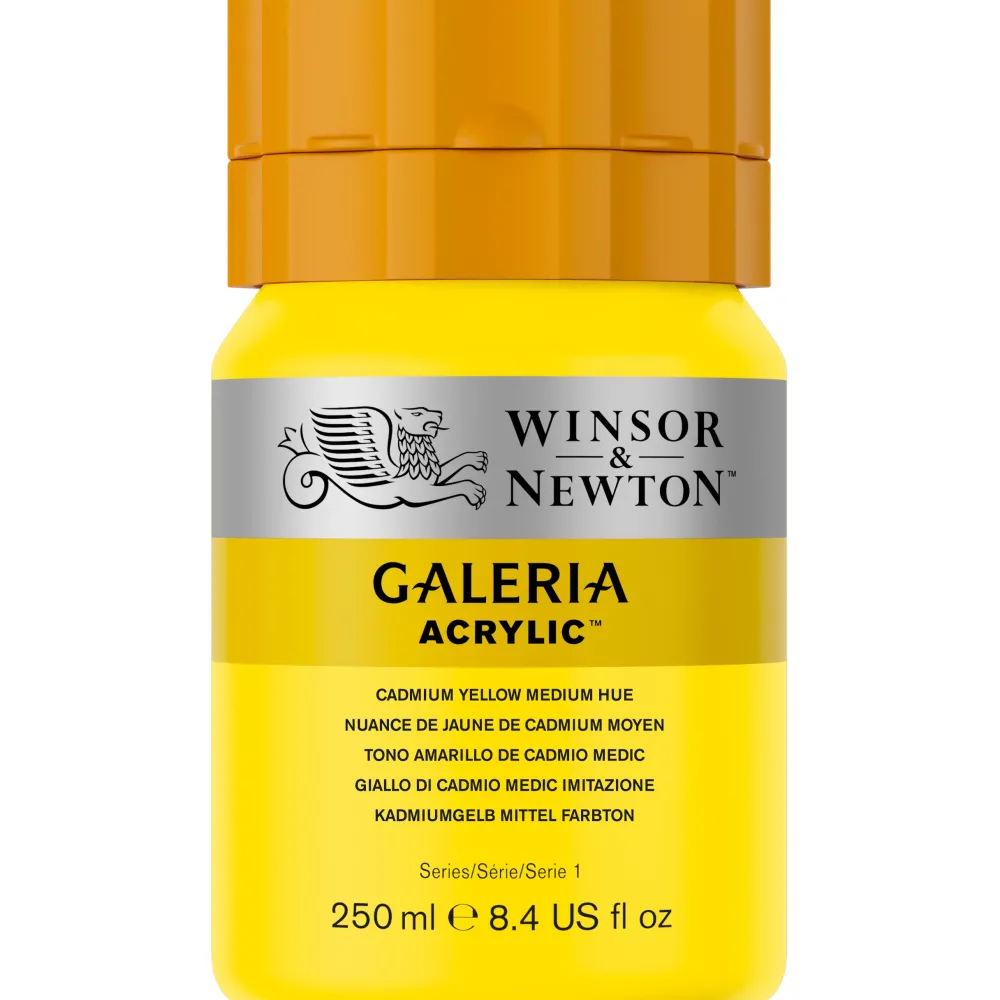 Winsor & Newton Farba akrylowa Galeria - - 115, Cadmium Yellow Deep Hue, 250 ml > Farby Akrylowe