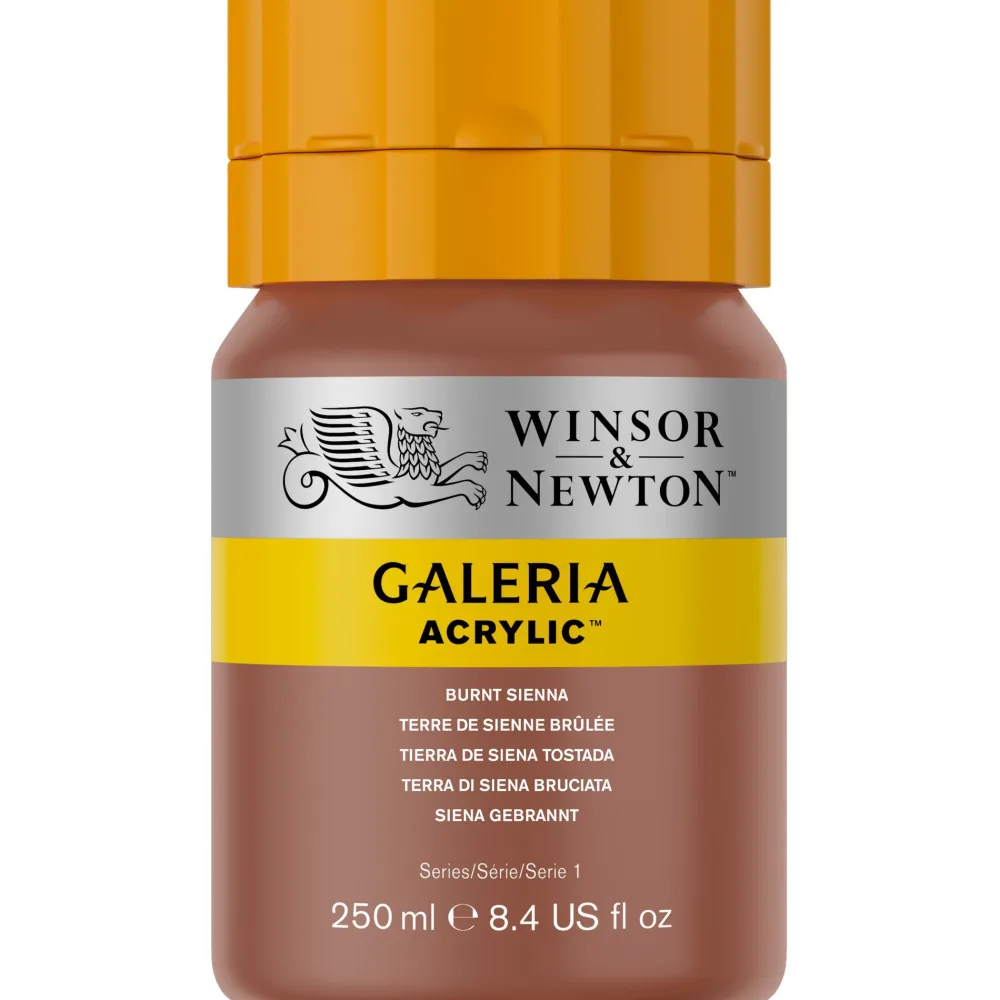 Winsor & Newton Farba akrylowa Galeria - - 074, Burnt Sienna, 250 ml