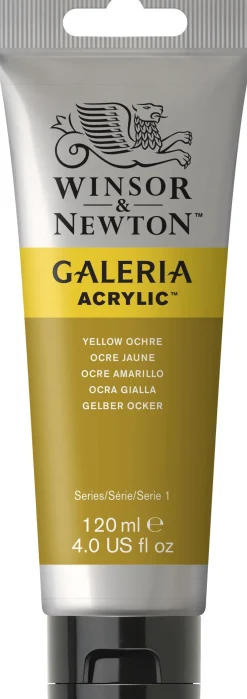 Winsor & Newton Farba akrylowa Galeria - - Yellow Ochre, 120 ml > Farby Akrylowe