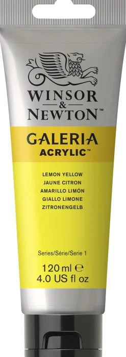 Winsor & Newton Farba akrylowa Galeria - - Lamp Black, 120 ml > Farby Akrylowe