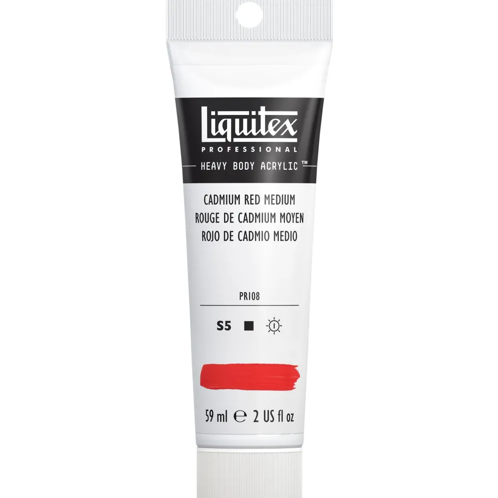 Liquitex Farba akrylowa Heavy Body - - Cadmium Red Medium, 59 ml > Farby Akrylowe