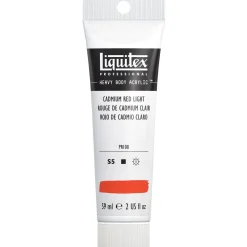 Liquitex Farba akrylowa Heavy Body - - Cadmium Red Light, 59 ml > Farby Akrylowe
