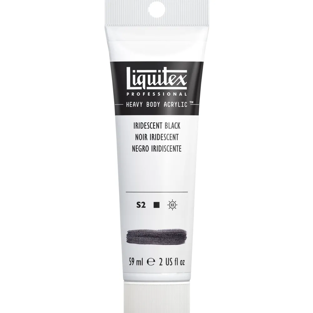 Liquitex Farba akrylowa Heavy Body - - Iridescent Black, 59 ml