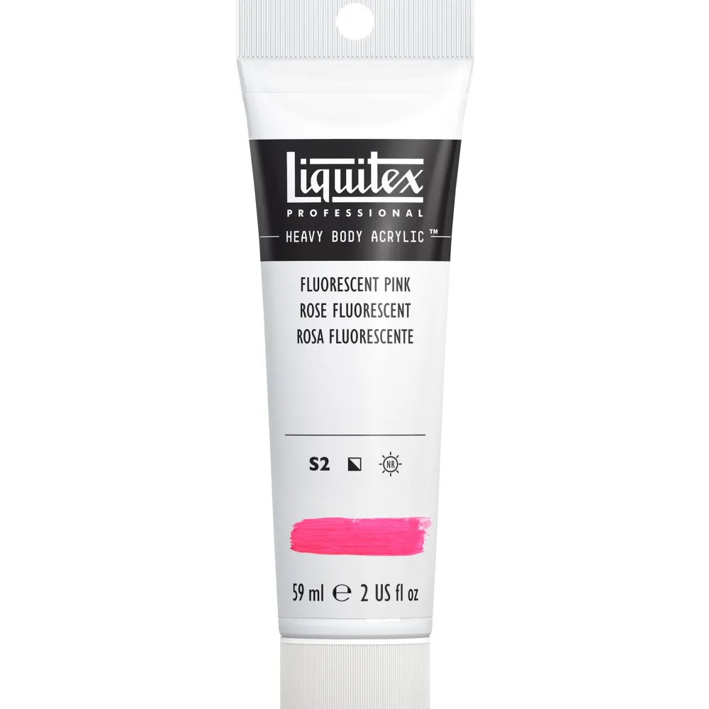 Liquitex Farba akrylowa Heavy Body - - Fluorescent Pink, 59 ml
