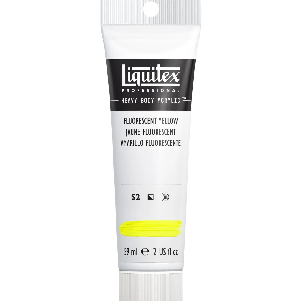 Liquitex Farba akrylowa Heavy Body - - Fluorescent Yellow, 59 ml