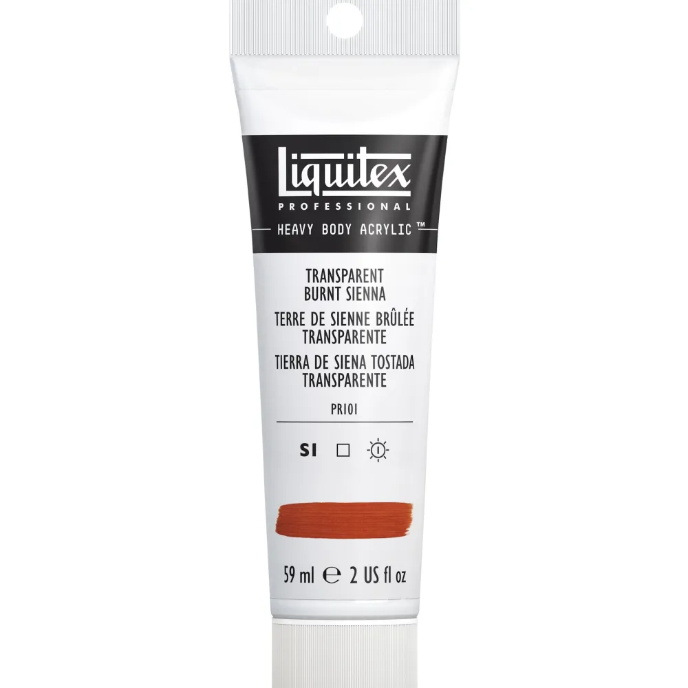 Liquitex Farba akrylowa Heavy Body - - Transparent Burnt Sienna, 59 ml