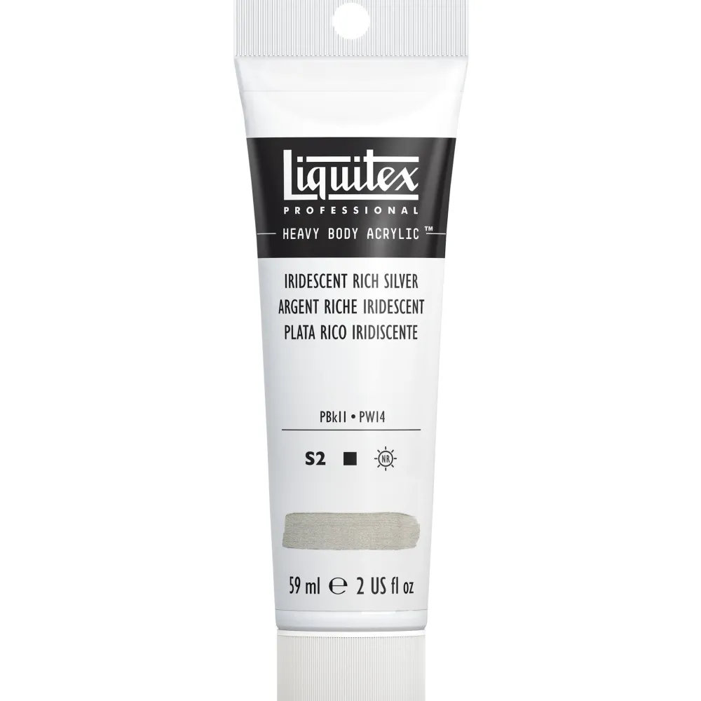 Liquitex Farba akrylowa Heavy Body - - Rich Silver, 59 ml
