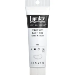 Liquitex Farba akrylowa Heavy Body - - Titanium White, 59 ml > Farby Akrylowe