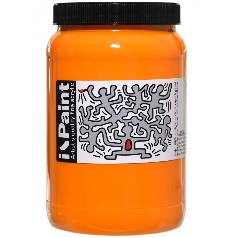 Renesans Farba akrylowa I-Paint - - 04, cadmium yellow, 500 ml