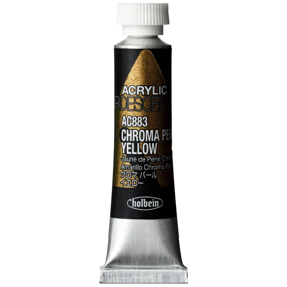 Holbein Farba akrylowa Iridescence Acrylic - - 883, Chroma Pearl Yellow, 5 ml