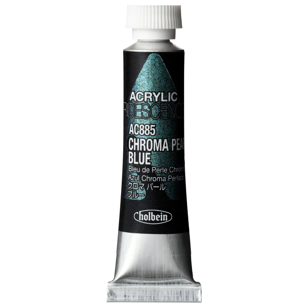 Holbein Farba akrylowa Iridescence Acrylic - - 885, Chroma Pearl Blue, 5 ml
