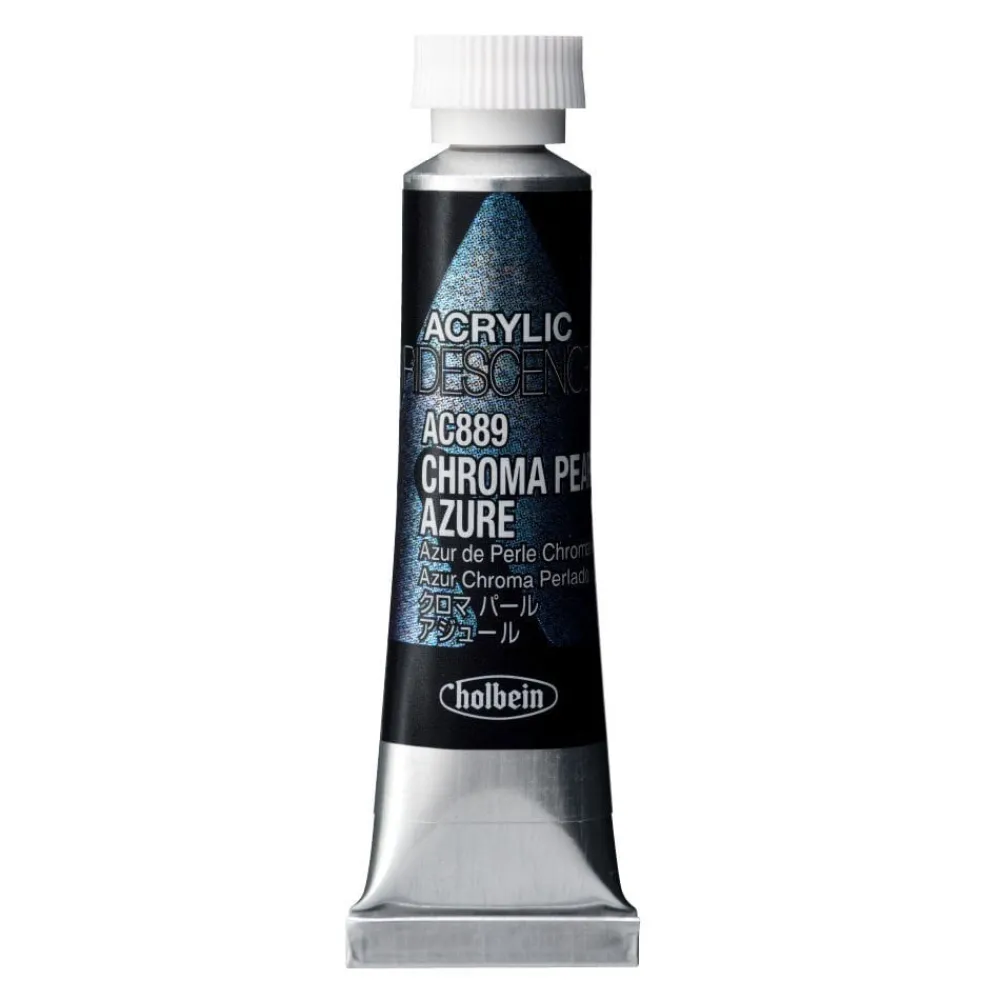 Holbein Farba akrylowa Iridescence Acrylic - - 889, Chroma Pearl Azure, 5 ml