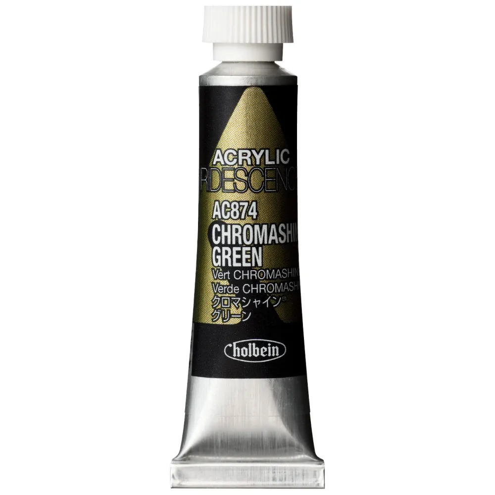 Holbein Farba akrylowa Iridescence Acrylic - - 875, Chromashine Blue, 5 ml > Farby Akrylowe